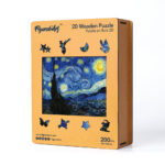 Puzzle en Bois Adulte - La Nuit étoilée de Van Gogh