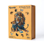 Puzzle en Bois Adulte - Lion et Lionceau