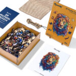 Puzzle en Bois Adulte - Lion vibrant
