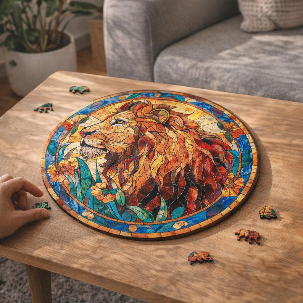 Puzzle en Bois Adulte - Poulpe coloré