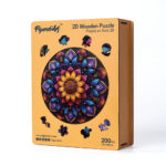 Puzzle en Bois Adulte - Mandala coloré