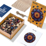 Puzzle en Bois Adulte - Mandala coloré