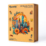Puzzle en Bois Adulte - Paysage Urbain floral
