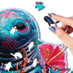 Puzzle en Bois Adulte - Phoque et Fleurs