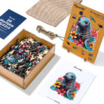 Puzzle en Bois Adulte - Phoque et Fleurs