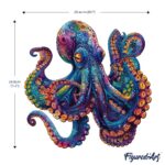 Puzzle en Bois Adulte - Poulpe coloré