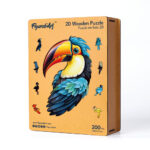 Puzzle en Bois Adulte - Toucan coloré