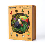 Puzzle en Bois Adulte - Toucan tropical