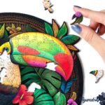 Puzzle en Bois Adulte - Toucan tropical