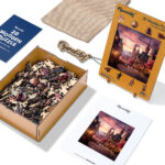 Puzzle en Bois Adulte - Village féerique