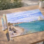 Régates à Sainte-Adresse - Monet - Toile roulée