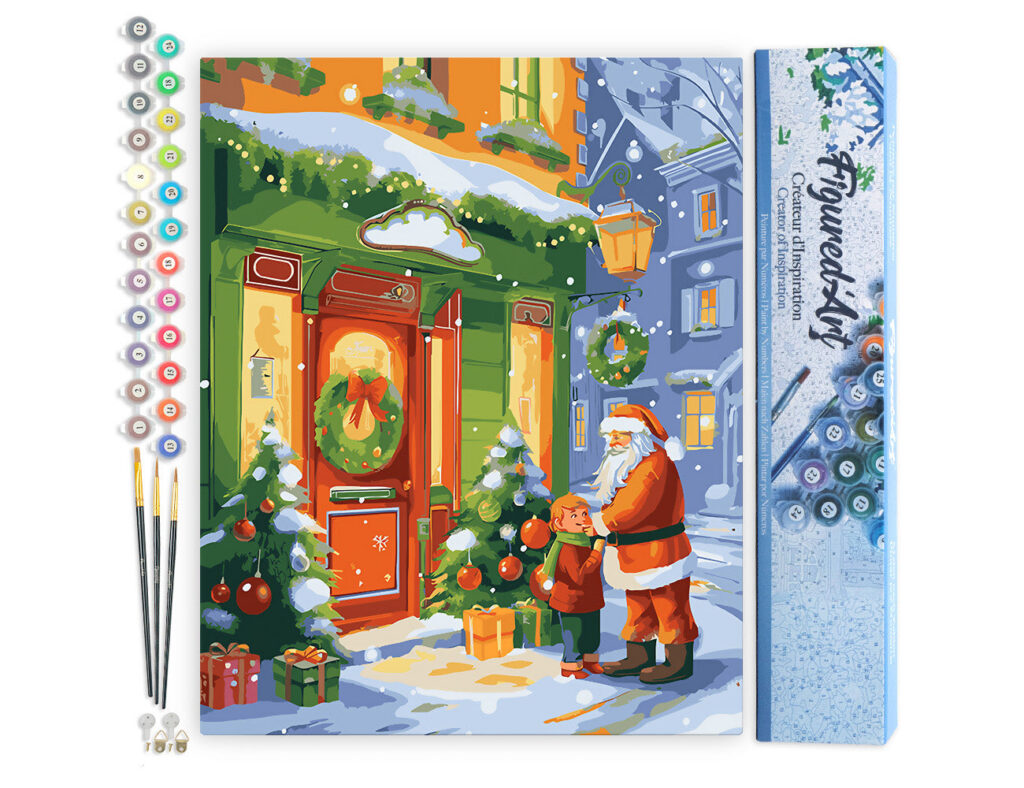 Rencontre avec le Père Noël 2 - Toile roulée