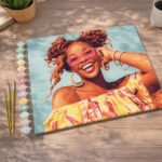 Rire éclatant - Toile roulée