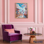 Rue des Cerisiers en Fleurs à Kyoto - Toile roulée