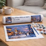 Rue d’Hiver Rétro au Japon - Toile roulée