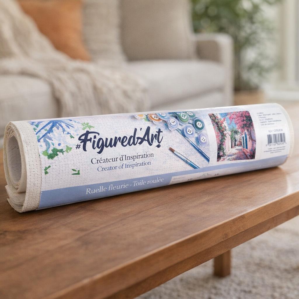 Ruelle fleurie - Toile roulée
