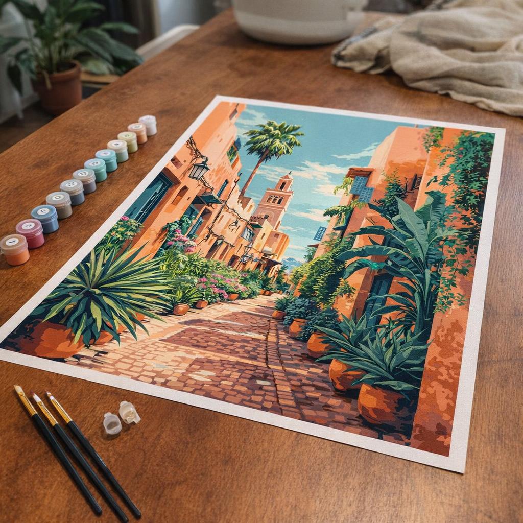 Ruelle marocaine - Toile roulée