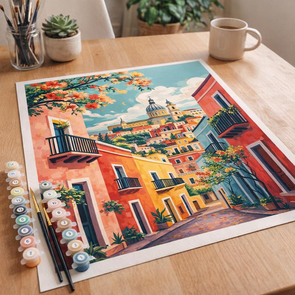 Ruelle marocaine - Toile roulée