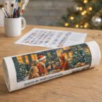 Soirée de Noël Conviviale - Toile roulée