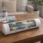 Sous les cocotiers - Toile roulée