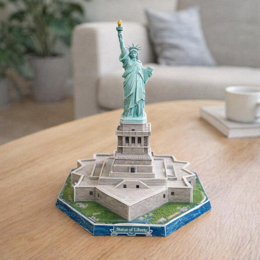 Statue de la Liberté maquette en mousse - puzzle 3D