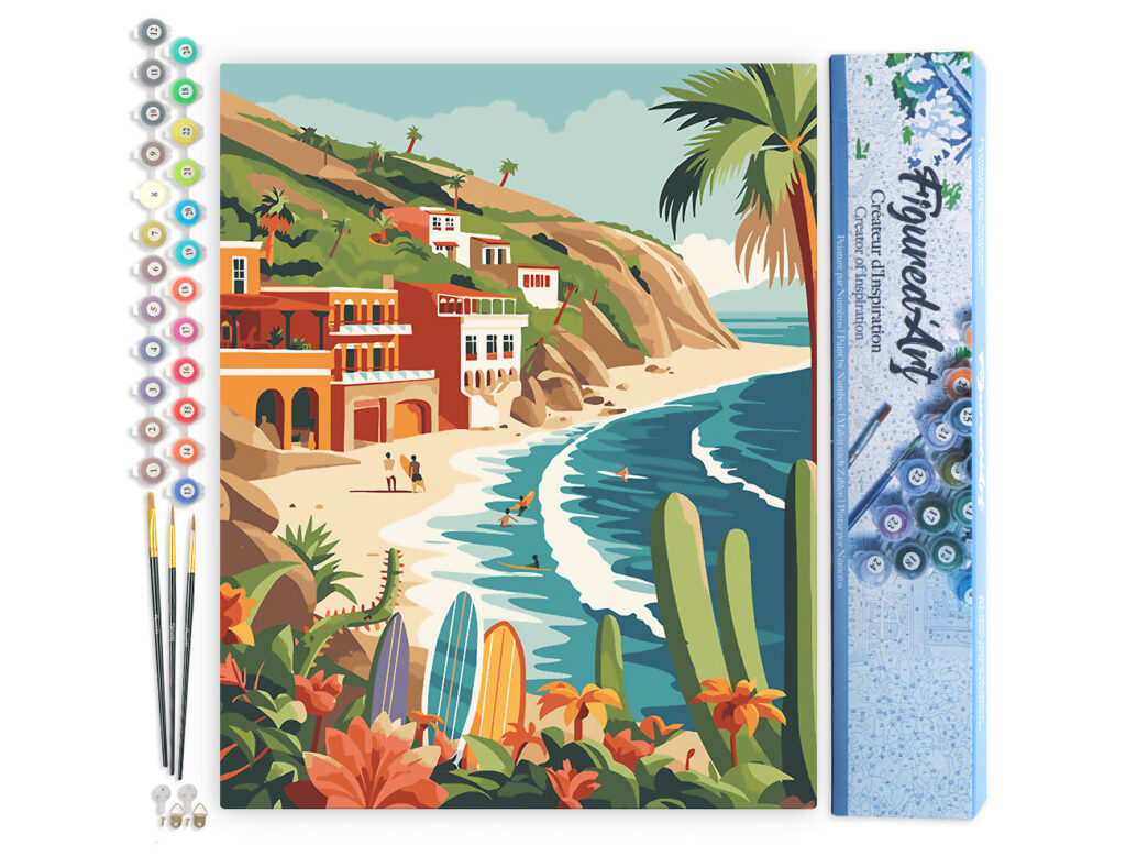 Surf côtier - Toile roulée