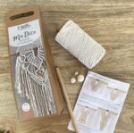 Kit macramé : bohème en coton recyclé