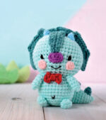 Kit DIY crochet Amigurumi - Taro le dino