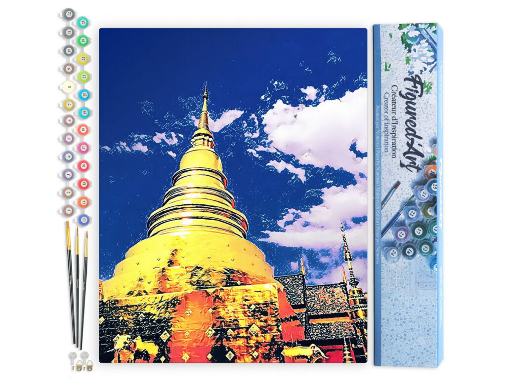 Temple de Chiangmai - Toile roulée