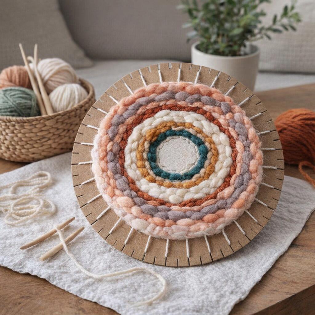 Coffret métier à tisser petit - "tempête"