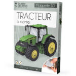 Tracteur maquette en mousse - puzzle 3D