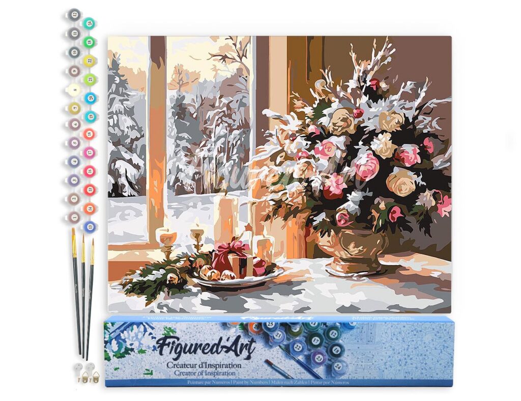 Veillée de Noël Romantique - Toile roulée