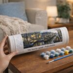 Vie sur le canal - Toile roulée