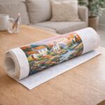 Villa au bord du ruisseau - Toile roulée