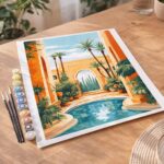 Villa marocaine luxeuse - Toile roulée