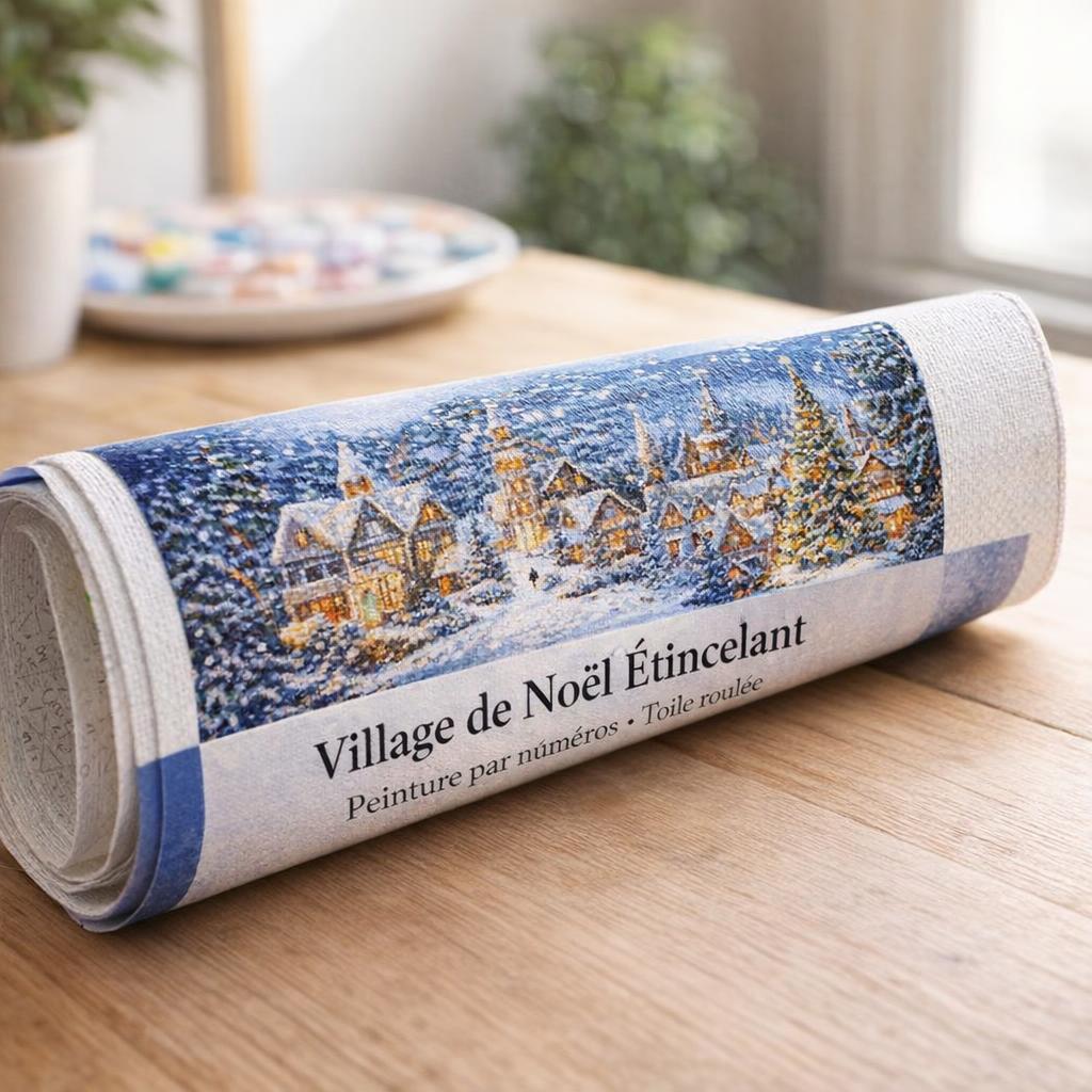 Village Noël étincelant