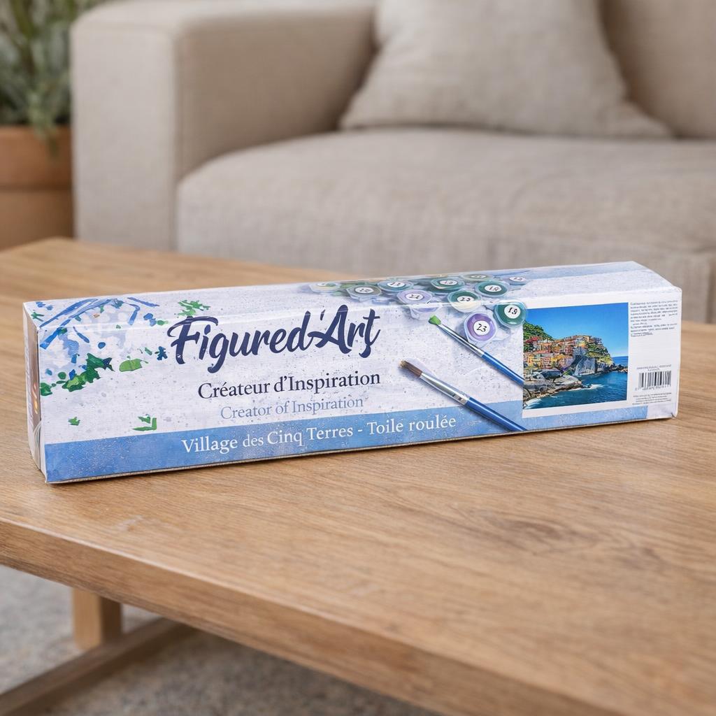 Village des Cinq Terres - Toile roulée