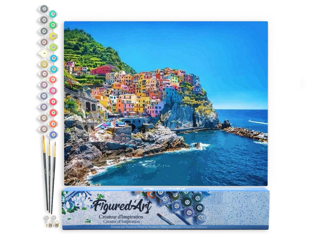 Village des Cinq Terres - Toile roulée