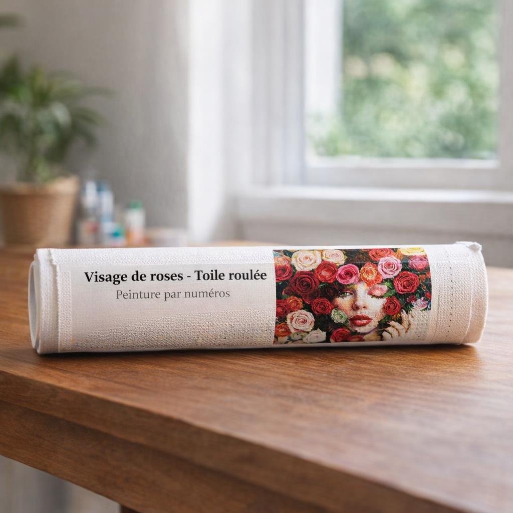 Visage roses portrait