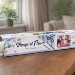 Visage et Fleurs - Toile roulée